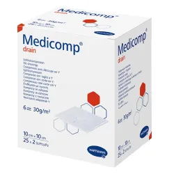 Medicomp drain Spleet comprimeert Hartmann 7,5 x 7,5 cm | 600 Stück